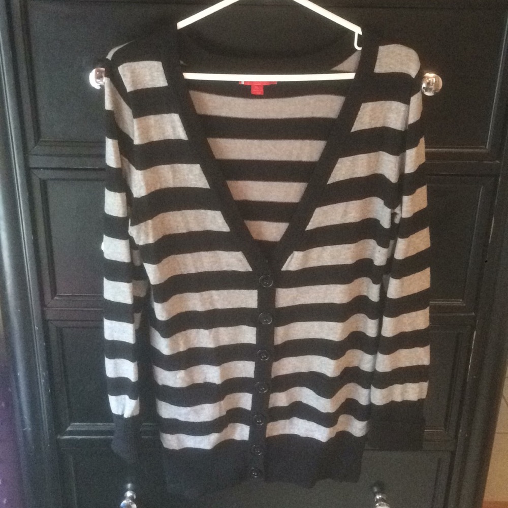 Liv brand striped cardigan, XL